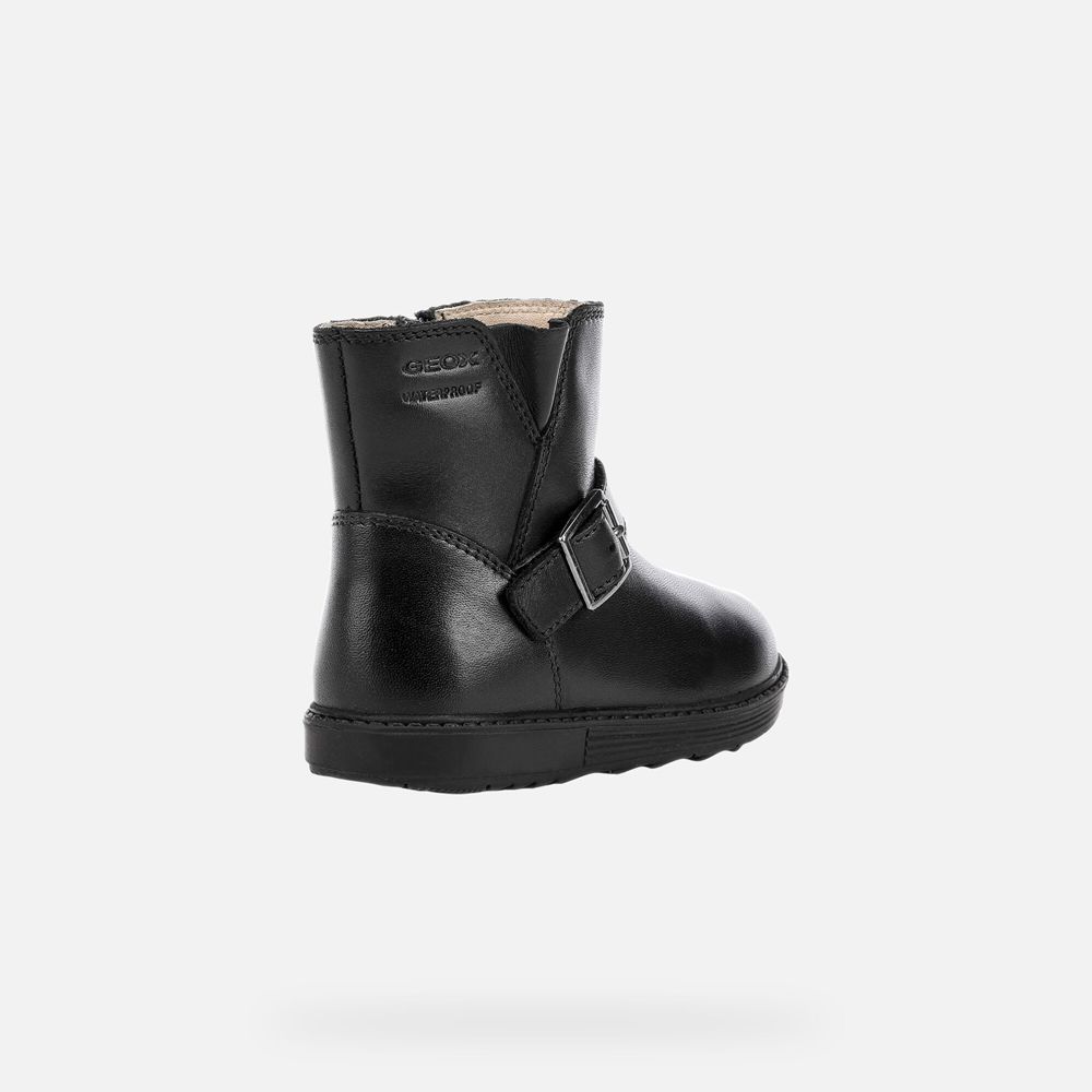 Botas Geox Bebe Pretas - Hynde Girl - CHKXF0189